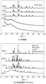 钴离子对阳离子交换树脂氧化裂解反应的催化作用