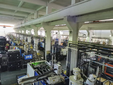 制造业工厂注塑车间注塑机加工图片素材下载 各行各业素材下的制造业图片素材